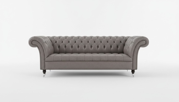 Chesterfield Leather Upholstery Sofa Design Classic Sofas 3 Seater Luxury Couch New