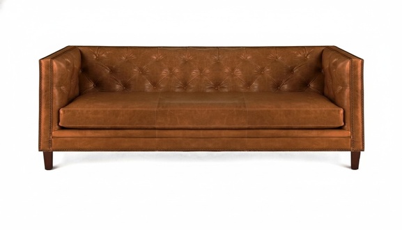 Chesterfield Living Room Sofa Design Couches Brown Italian Style Furniture Fabric