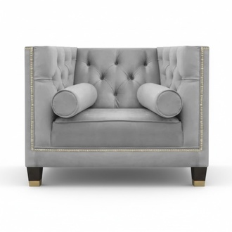 Chesterfield luxury armchair living room furnishings new seat modern upholstered furniture