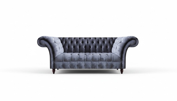 Chesterfield Modern Living Room Textile Couch Designer Fabric Sofas Furniture