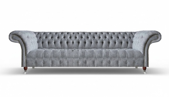 Chesterfield Modern Sofa Couch Four Seater Living Room Design Furniture Upholstered Sofa