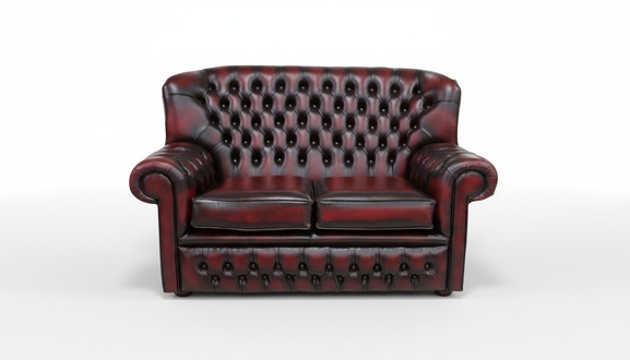 Chesterfield New Luxury 2 Seater Couch Upholstered Sofa Premium Faux Leather Couches
