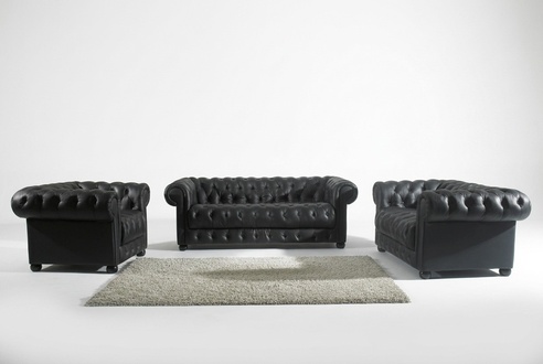 Chesterfield Sofa 2 Seater Upholstery Design Couches Sofas Set NEW Two Seater