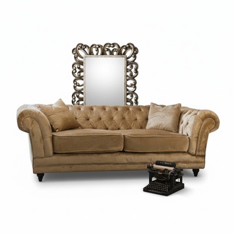 Chesterfield Sofa 3-seater Upholstered Designer Couches Sofa Set 2016-069