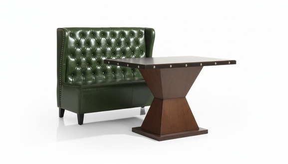 Chesterfield Sofa Bench Couch Bench Green Waiting Room Living Room Office Sofas New