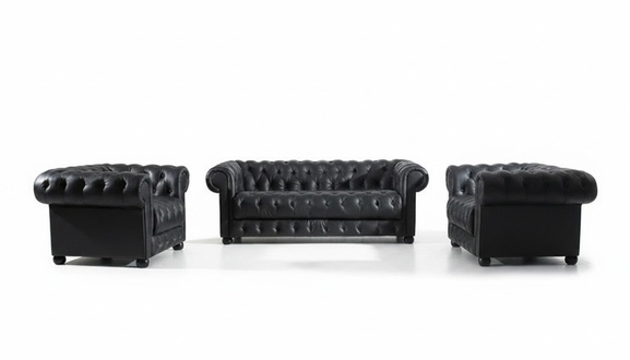 Chesterfield Sofa Set 311 Seater Design Couch Upholstery Sofa Set New