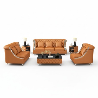 Chesterfield sofa set upholstery couch leather sofa 321 seater living area new
