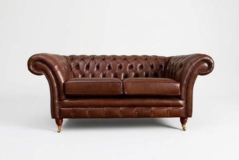 Chesterfield Sofa Two Seater Classic Sofas Couch Leather Sofa Couches Fabric New