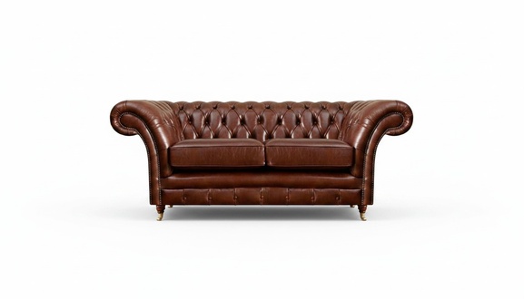 Chesterfield sofa two seater couch living room upholstered furniture new furnishings