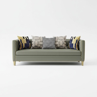 Chesterfield stainless steel couch upholstery seat set sofa 3 + 1 leather living room new