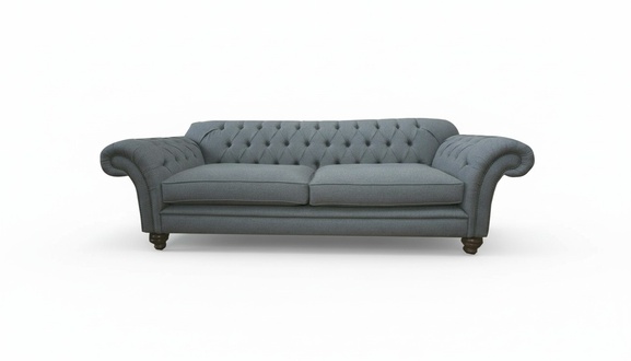 Chesterfield three-seater gray sofa design couches upholstery sofas xxl big couchen
