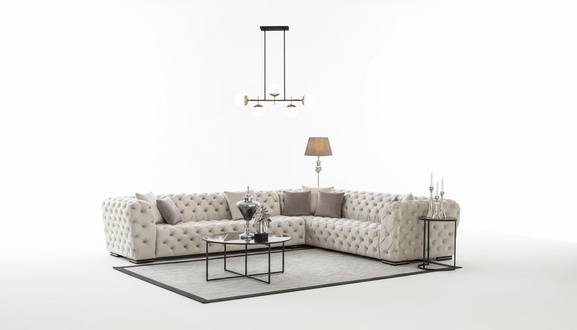 Chesterfield upholstered sofa corner sofa set upholstery luxury corner sofas new