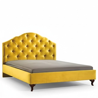 Chesterfield Yellow Bed for the Bedroom Beds Double Bright Luxury