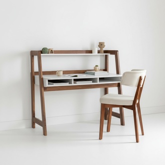 Chic study table designer computer tables sturdy wooden furniture