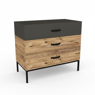 Children\'s furniture chests Stylish brown modern furniture youth room wooden sideboard