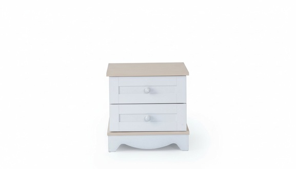 Children\'s room White bedside table Luxury bedside console Luxury wooden furniture