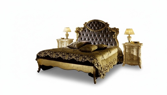 Classic Bed Luxury Beds Chesterfield Bedroom Hotel Baroque Furniture New