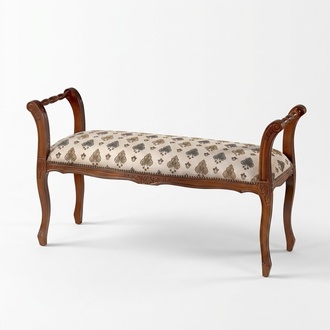 Classic bench stool bench New seating furniture upholstery textile fabric benches