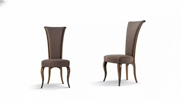 Classic Chair Designer Upholstery Textile Luxury Dining Chair New