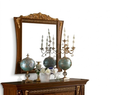 Classic Designer Mirror Italian Furniture Wall Mirror Wood Mirror Deco