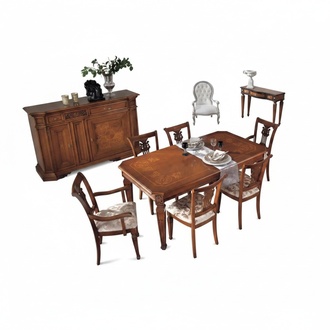 Classic Dining Table Table Wood Dining Room Set Brown Tables New