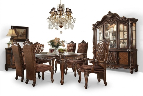 Classic Luxury Wooden Table Tables Baroque Rococo Antique Style Dining Living Room New