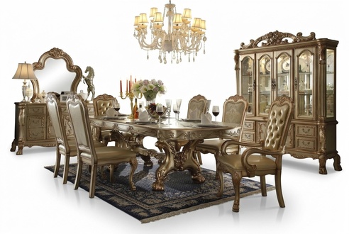 Classic Luxury Wooden Table Tables Baroque Rococo Antique Style Dining Living Room New