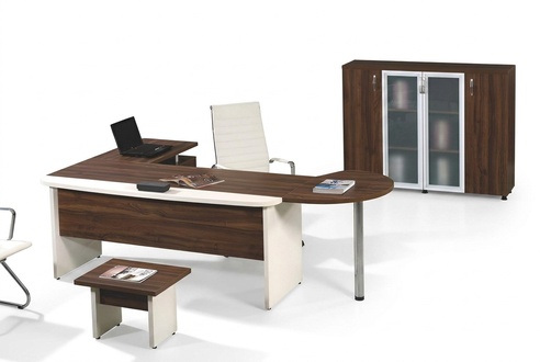 Classicе office furniture set 3-piece corner office desk complete