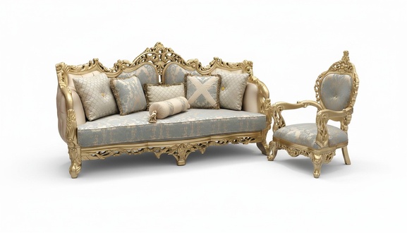 Classic Sofa Set 3+1+1 Seater Sofa 3pcs Complete Set Relax 2x Armchair 3pcs.