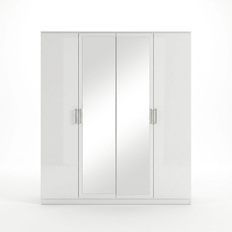 Classic Style Wardrobe Cupboard Wood Closet Premium Bedroom Furniture New