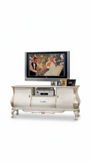 Classic TV stand luxury designer sideboard living room wood furniture