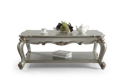 Classic Coffee Table Side Table Sofa Design Living Room Baroque Wood