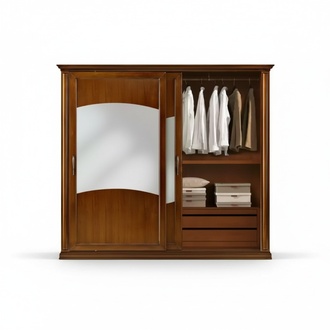 Classic closet brown cabinet wood closet luxury furniture