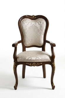Classic 1 chair designer Italian dining room furniture wood baroque set