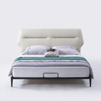 Classic bed Double bed Beds Wood country house style Real wood bedroom