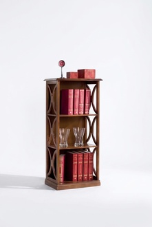 Classic Brown Bookcase Shelf Cabinet Living Room Furniture Stylish