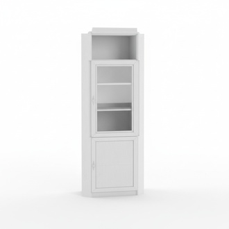 Classic style made of real wooden sideboard/cupboard with swing doors, model ME-10