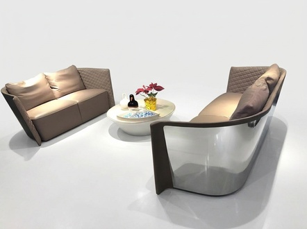 Classic design couch seat upholstery complete set 3+2 wood leather new