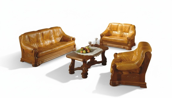 Classic living room furniture sofa set leather sofa seat cushion sofa couch 3+2+2