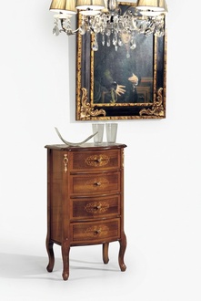Classic Luxury Chest of Drawers Brown Wood Living Room Furniture Design New