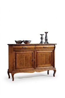 Classic Sideboard Brown Living Room Chest of Drawers Luxury Shelves Furniture New