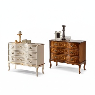 Classic white sideboard 3x drawers living room furniture