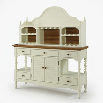 Classic Wood Sideboard Country Style Furniture Cabinet Dresser Cabinets Premium