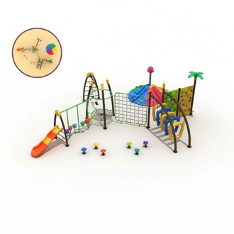 Climbing tower Climbing wall Playground Outdoor play tower Slide Playgrounds
