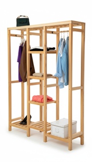 Beige wardrobe shelf cabinet clothing wardrobe furniture cabinets wardrobes wood