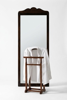 Coat hanger stand wooden clothes stand solid furniture wardrobe real solid wood