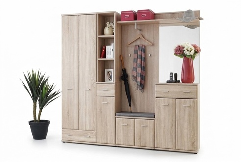 Clothes rack wardrobe hallway coat rack design furniture luxury furnishings new shelf