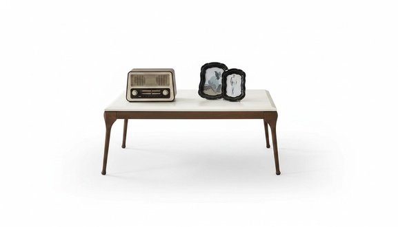 Coffee table side table living room table beige
