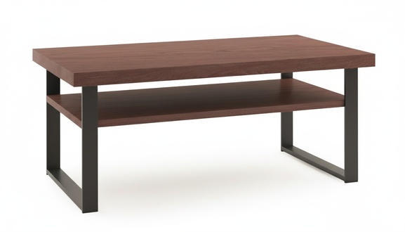 Classic style made of real wooden 2-level coffee table, model GR-S2