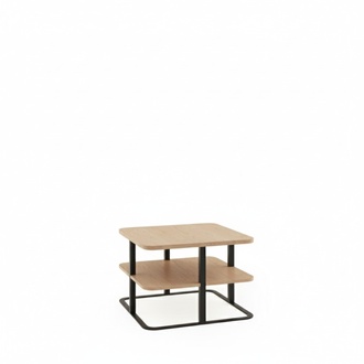 Modern style made of real wooden 2-level square table, model GR-S3